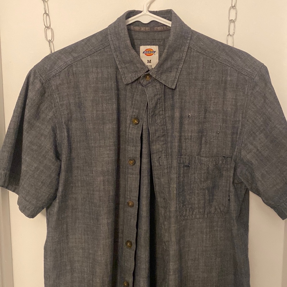 Denim dickies button up